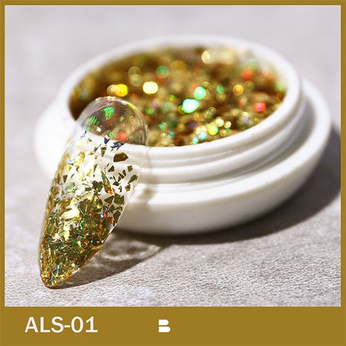 ProManucure-NailArt-Sequins-Aurora-Gold-1